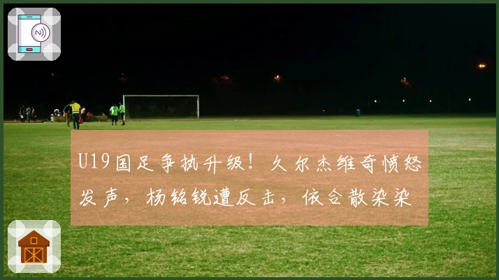 U19国足争执升级！久尔杰维奇愤怒发声，杨铭锐遭反击，依合散染染黄牌